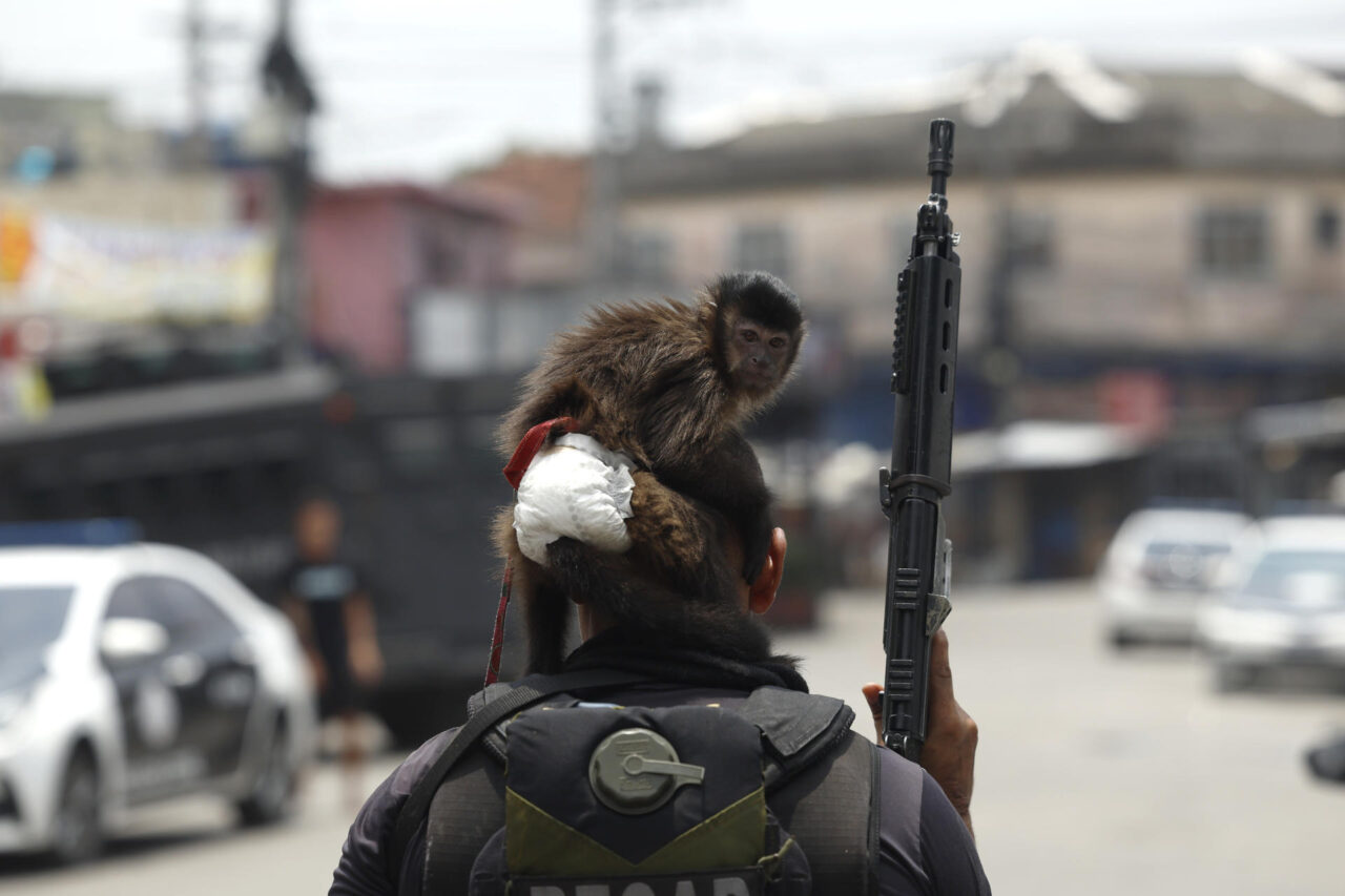 Residents of the favelas in <a href=