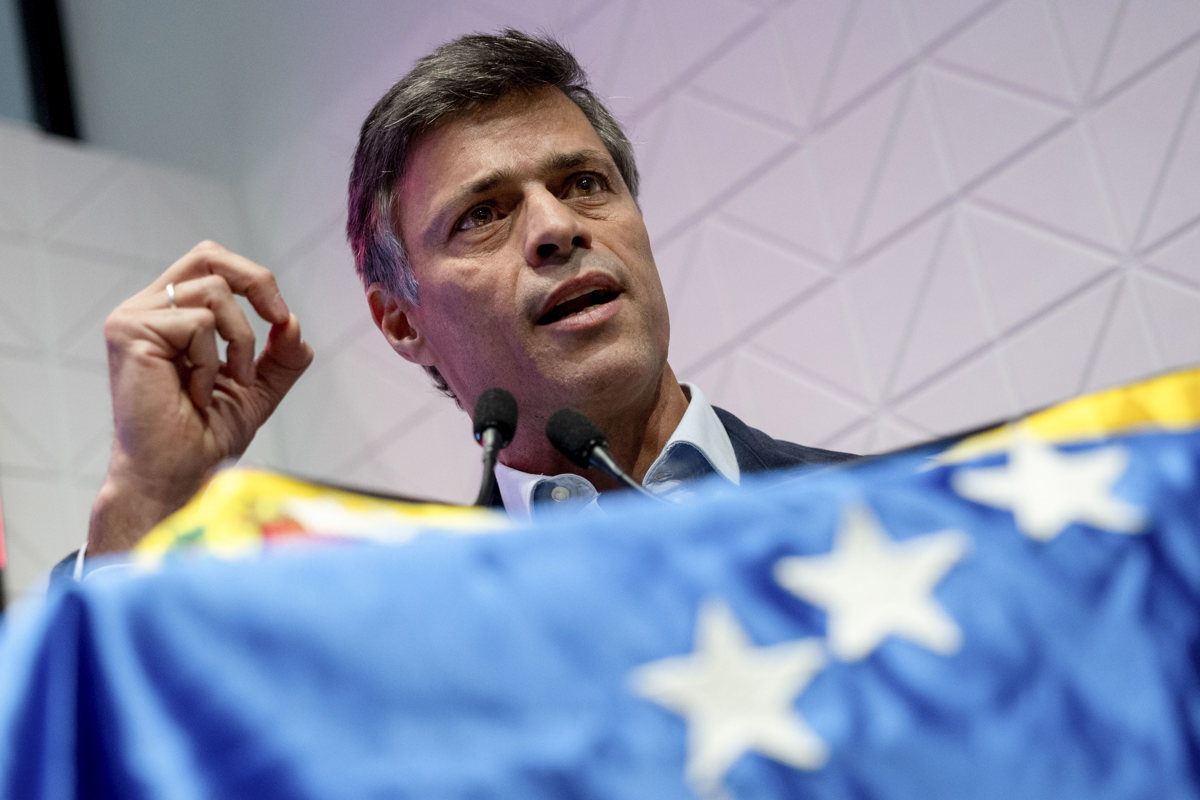 Rueda de prensa de Leopoldo López