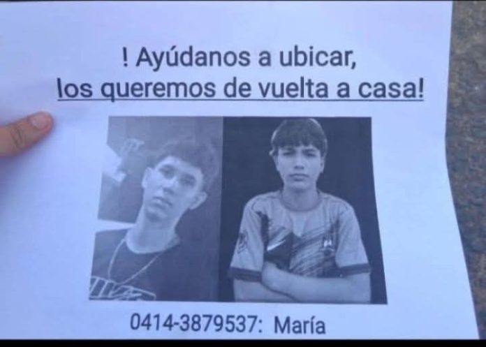 Alexander Airan Alvarado Reyes, 15 years old, and Ashleikert Eduardo Ríos Salamanca, 17