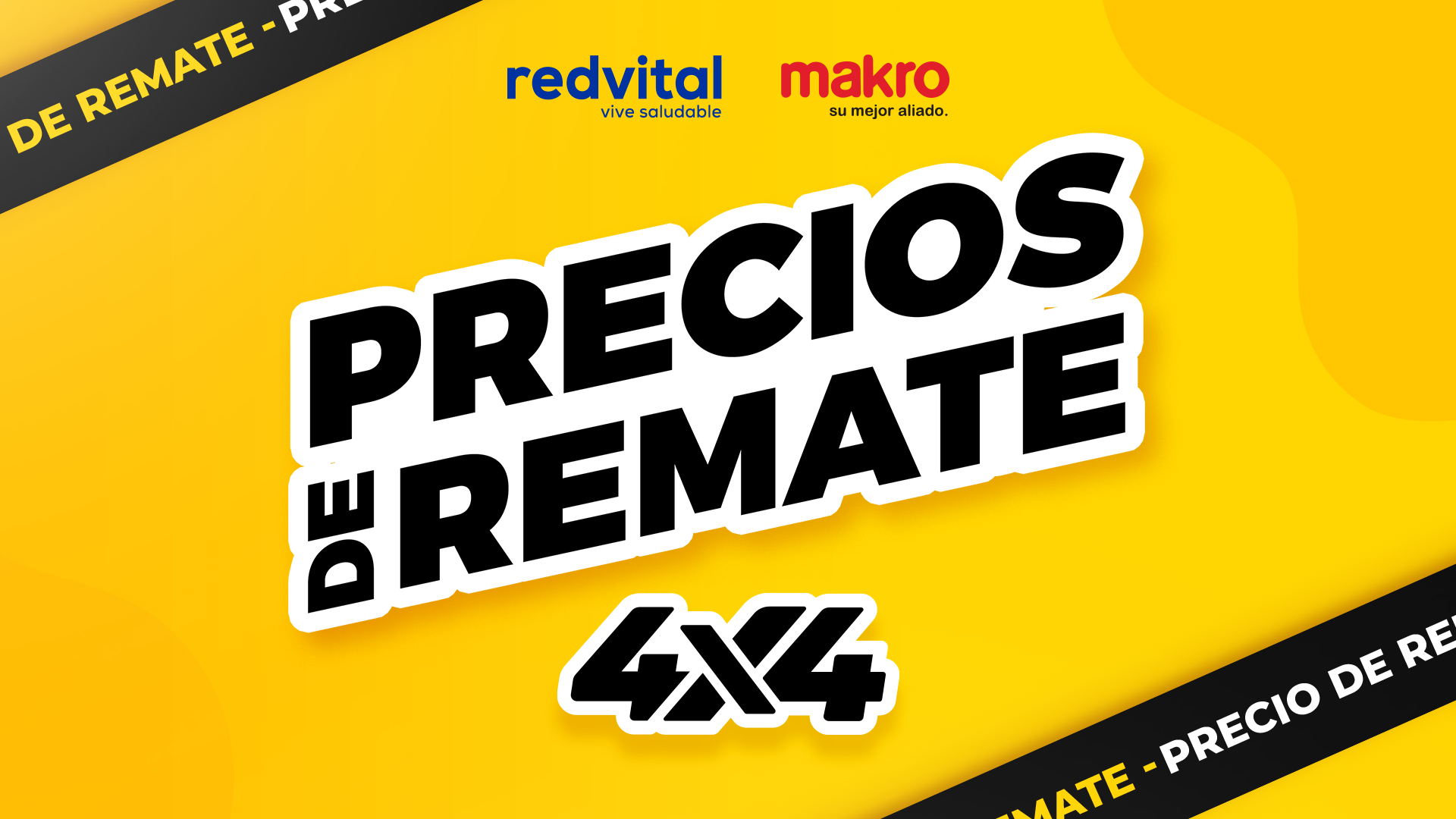 Redvital makro anuncia su promoción "4x4": Cuatro días de precios jamás vistos a nivel nacional