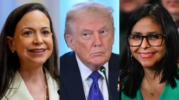 Maria Corina_Trump_ Delcy