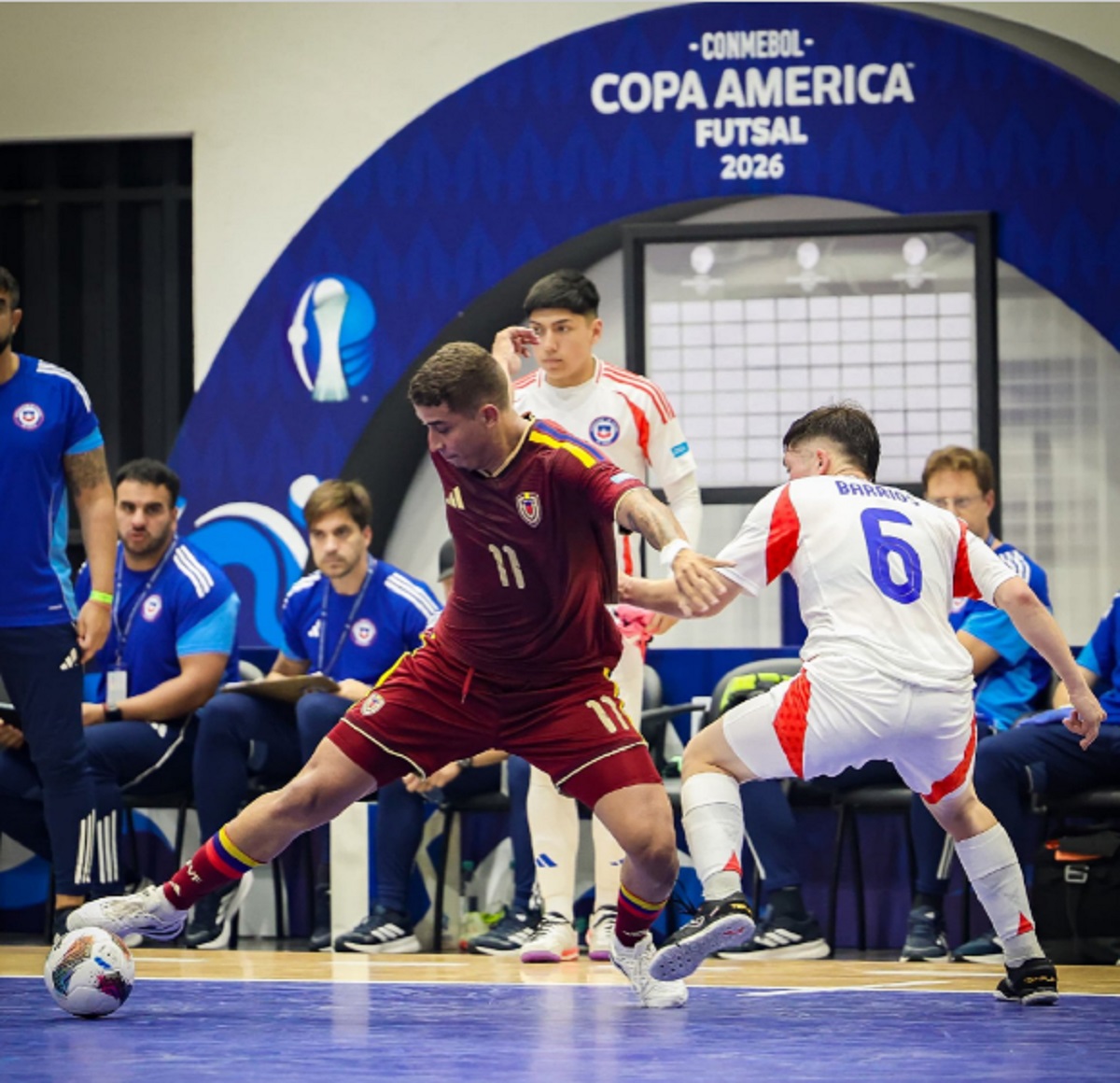 Vinotinto Futsal le ganó a Chile en la Copa América