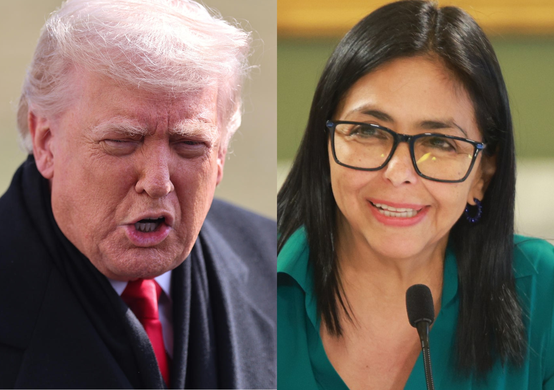 Donald Trump reafirma buena relación con Delcy Rodríguez