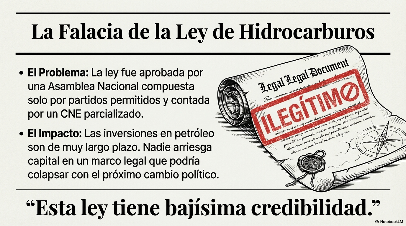 La falacia de la Ley de Hidrocarburos