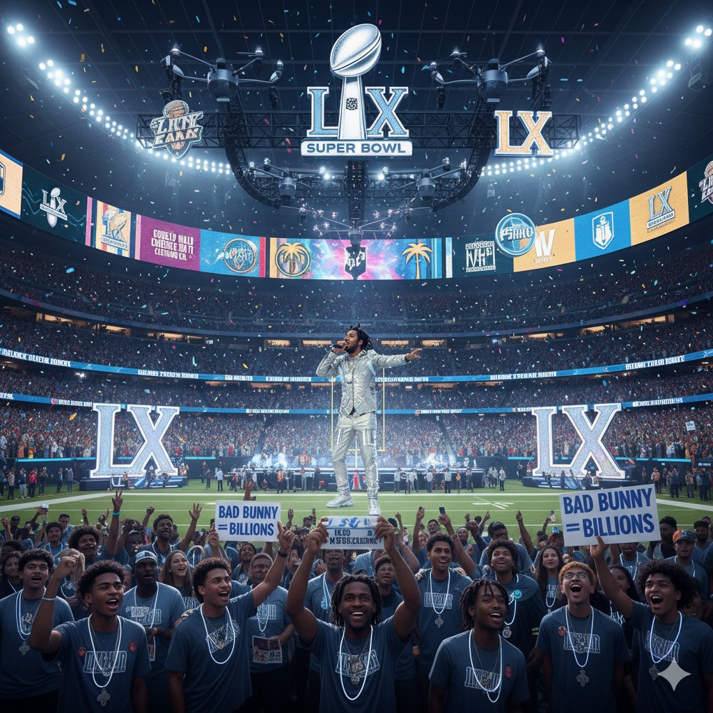 Benito Martínez en el trono de la NFL… el juego paralelo al LX Super Bowl