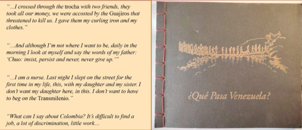 Citas de caminantes en un folleto publicado por TodoSomos en 2021. Crédito de la imagen: TodoSomos