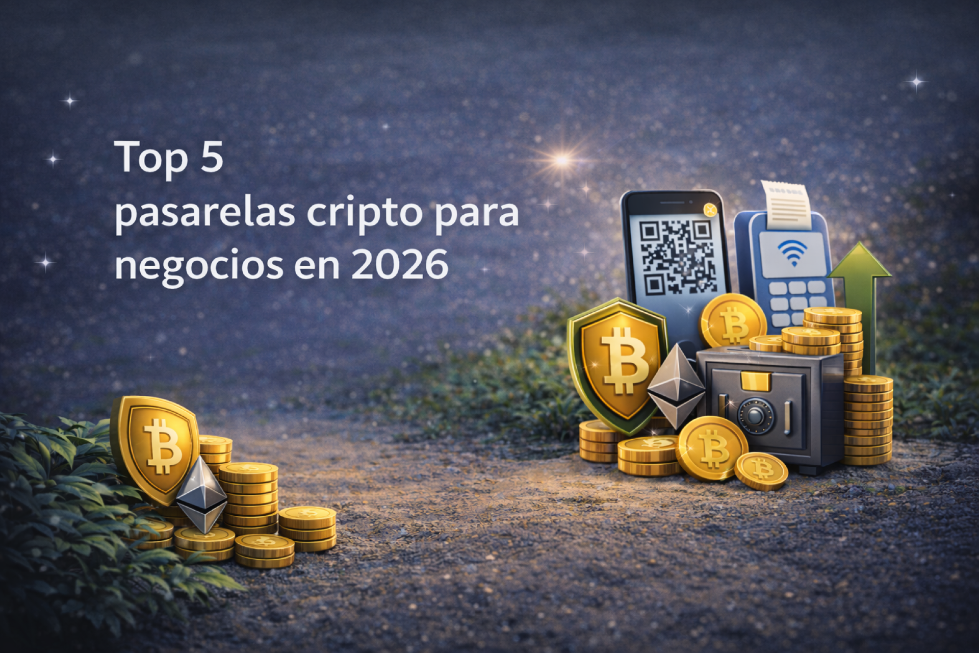 Las 5 Mejores Pasarelas Cripto para Negocios en 2026