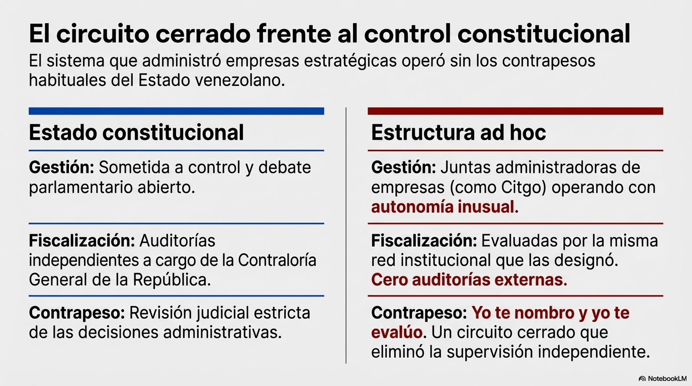 El circuito cerrado frente al control constitucional