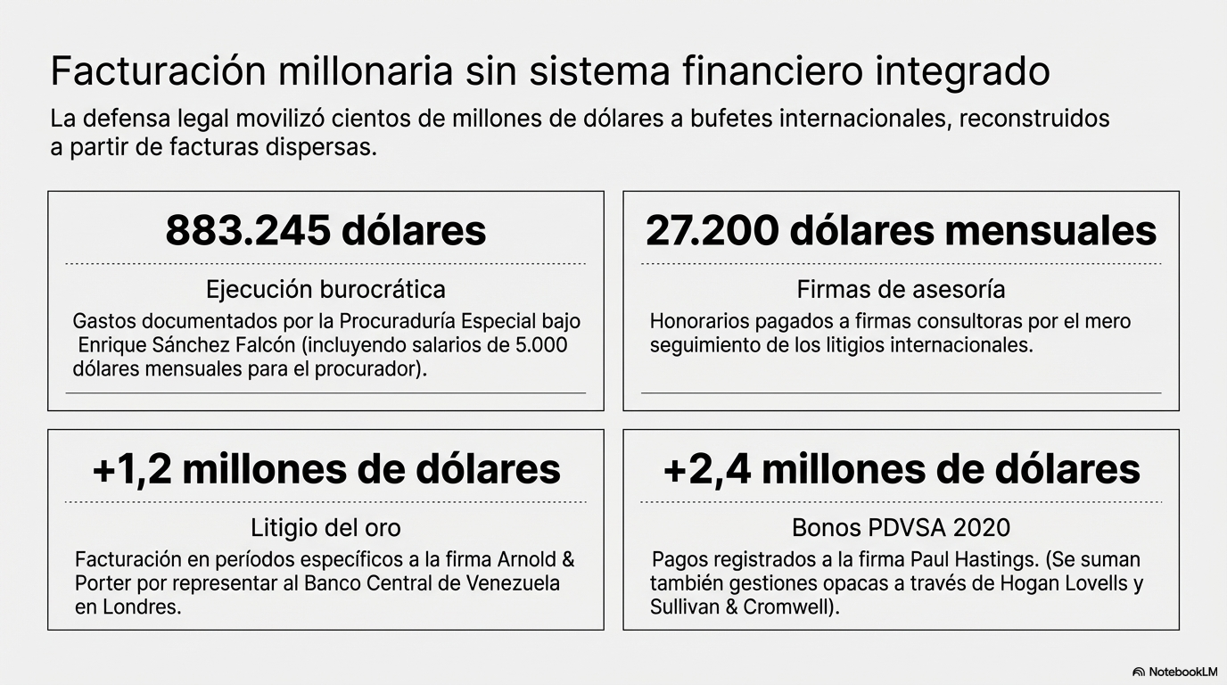 Facturación millonaria sin sistema financiero integrado