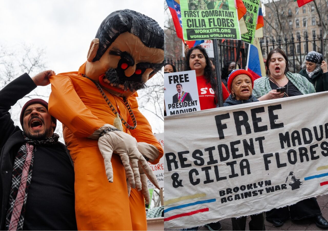 Así están los alrededores de corte de Nueva York por la audiencia de Maduro y Cilia Flores