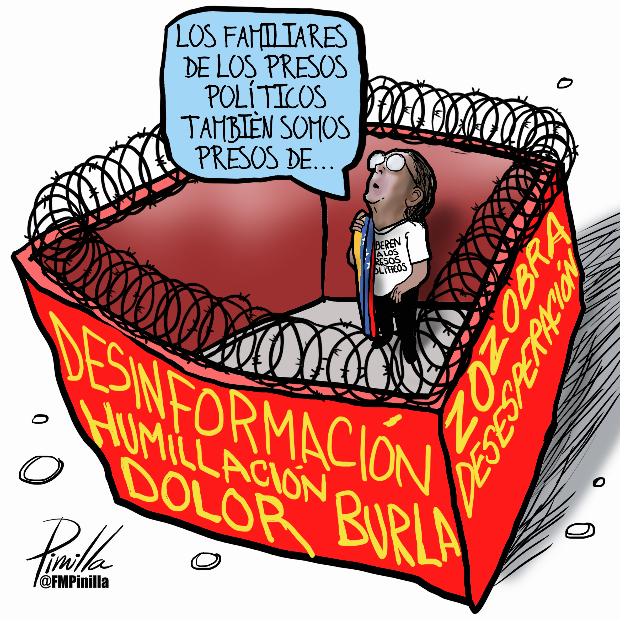 Pinilla: Familiares de presos políticos