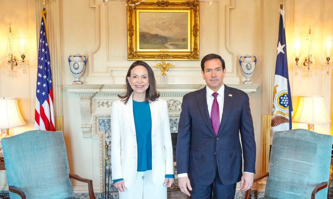 María Corina Machado se reunió con Marco Rubio: lo que dijo tras el encuentro