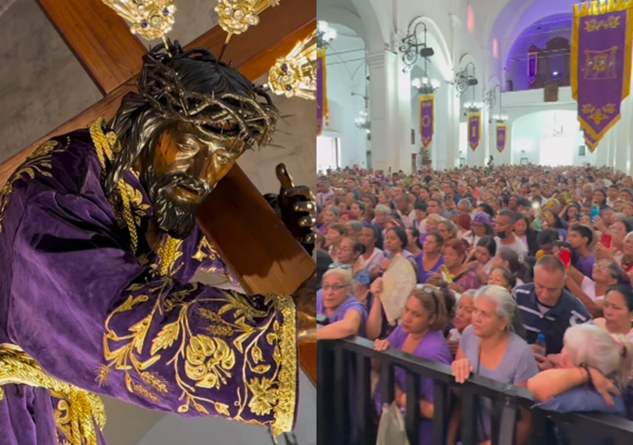 Miles de fieles veneran al Nazareno de San Pablo en Caracas