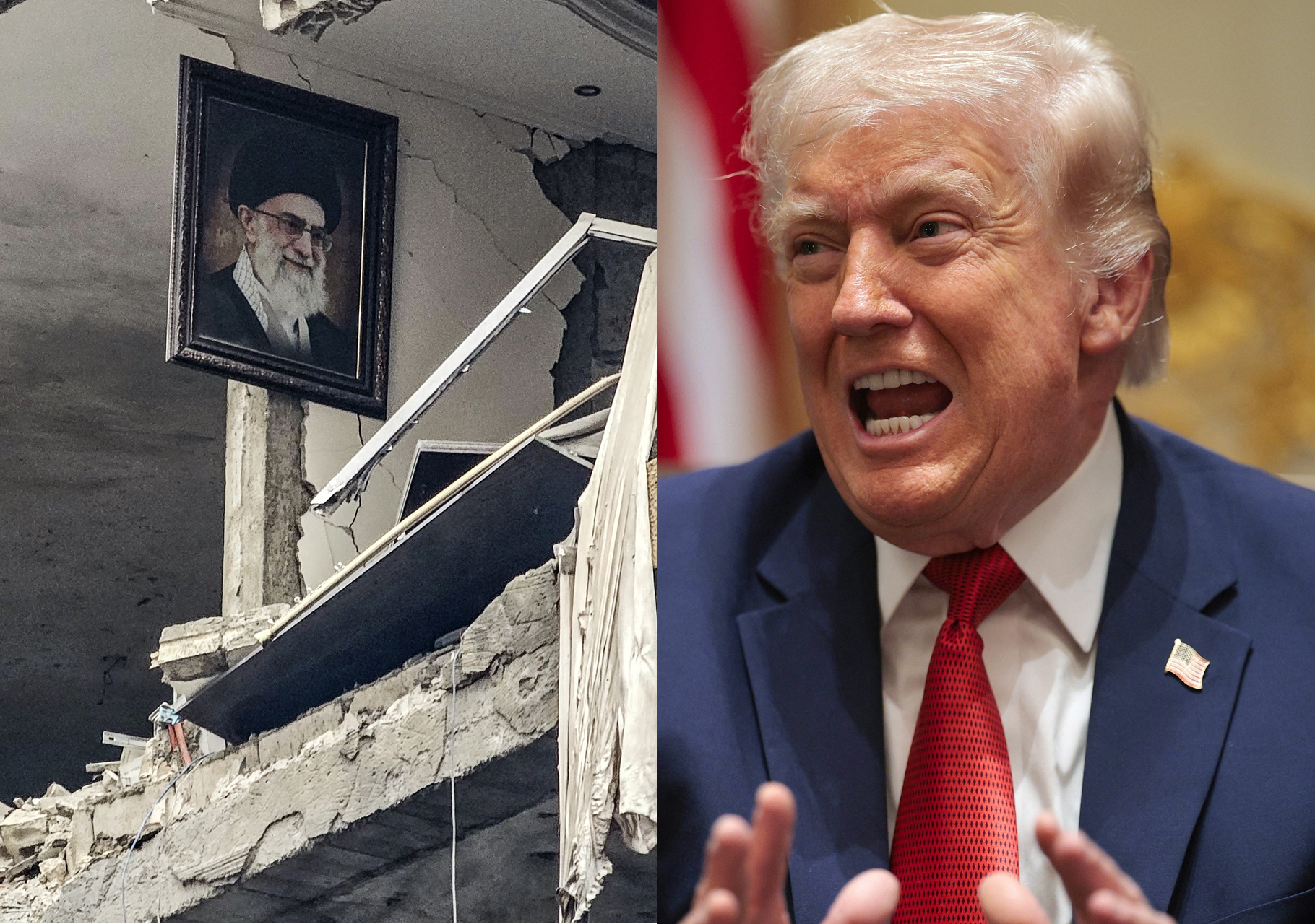 Irán niega que haya pedido un alto el fuego a Trump