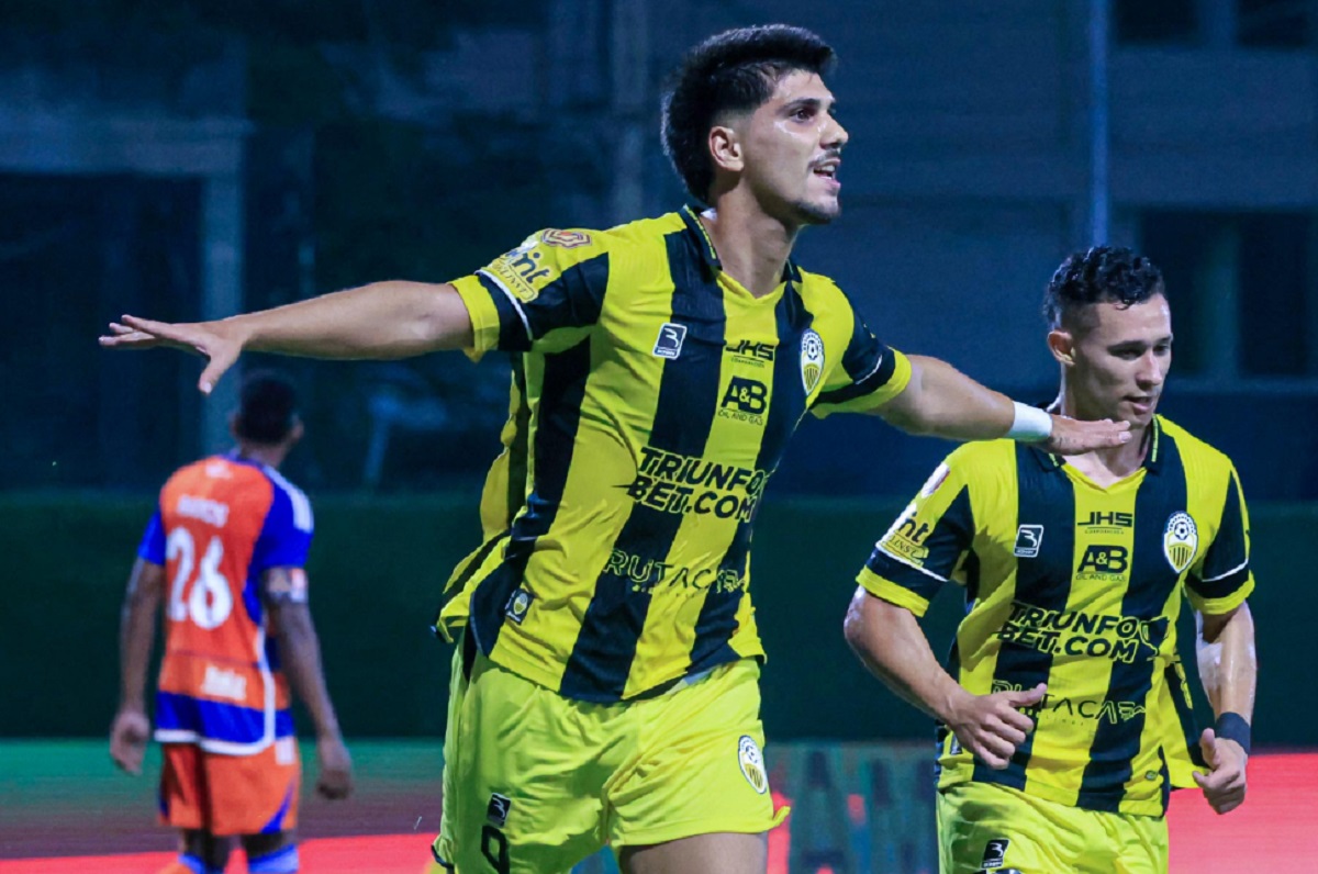 Deportivo Táchira dominó hasta el final el partido con su juego de transiciones rápidas Foto Prensa Deportivo Táchira