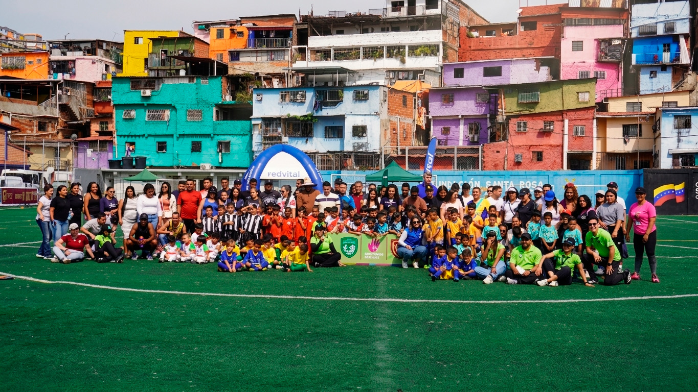 Redvital makro presente en el Festival “Alineando Valores” en la parroquia 23 de enero, organizado por la Asociación de Fútbol del Distrito Capital