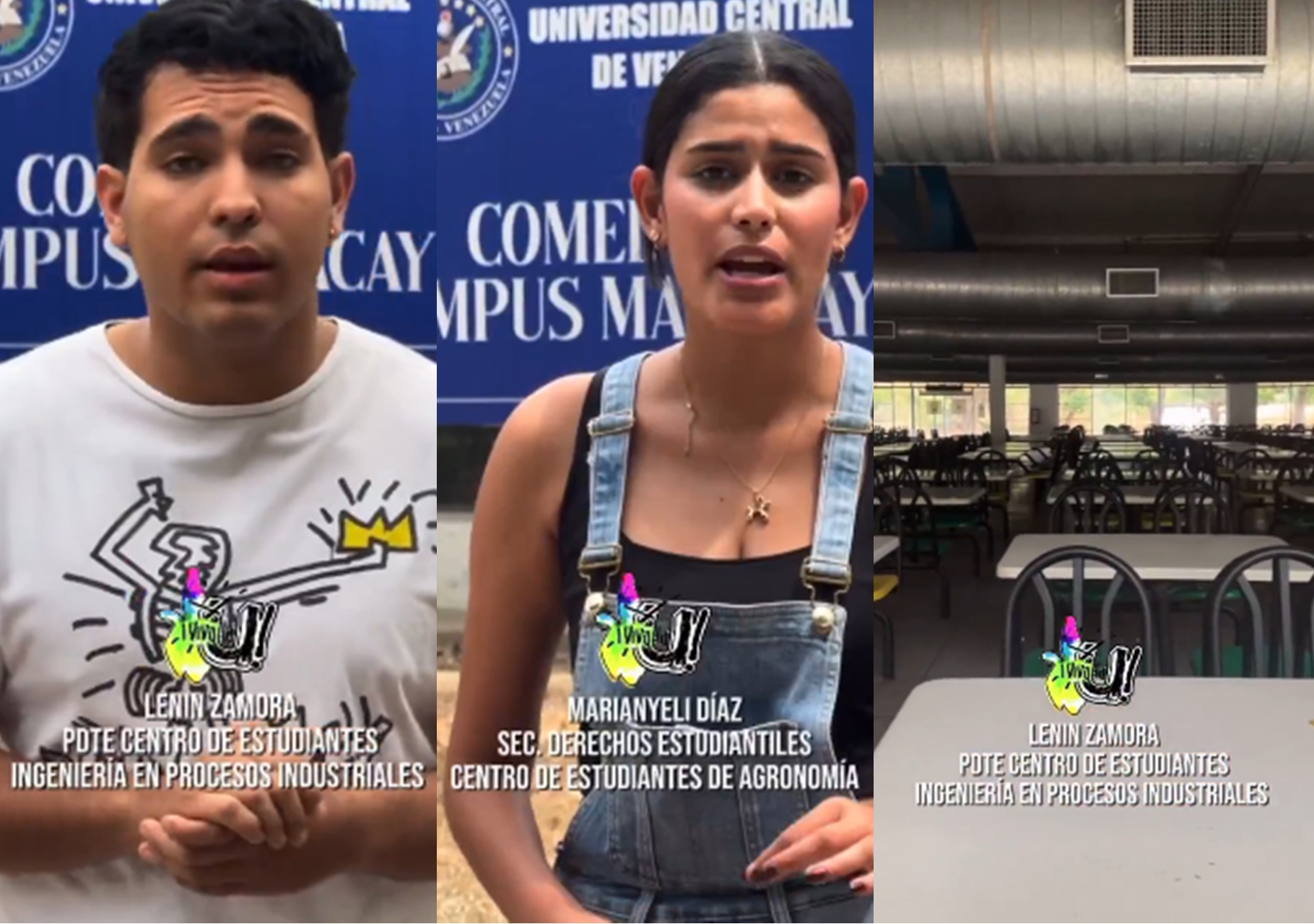 Estudiantes de la UCV en Maracay denunciaron el cierre del comedor y exigieron respuesta