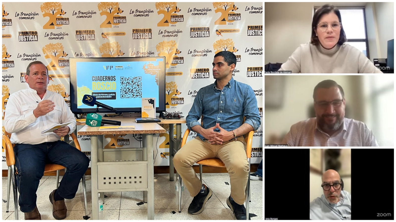 PRIMERO JUSTICIA LANZA INICIATIVA DE TRANSICIÓN DEMOCRÁTICA