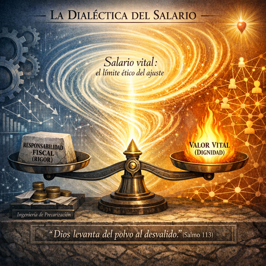 La dialéctica del salario: responsabilidad fiscal vs valor vital