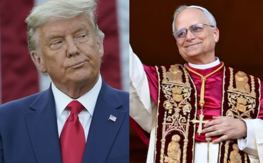 Trump y León XIV