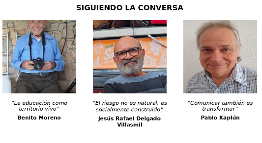 Siguiendo la conversa con Benito Moreno y Jesús Delgado