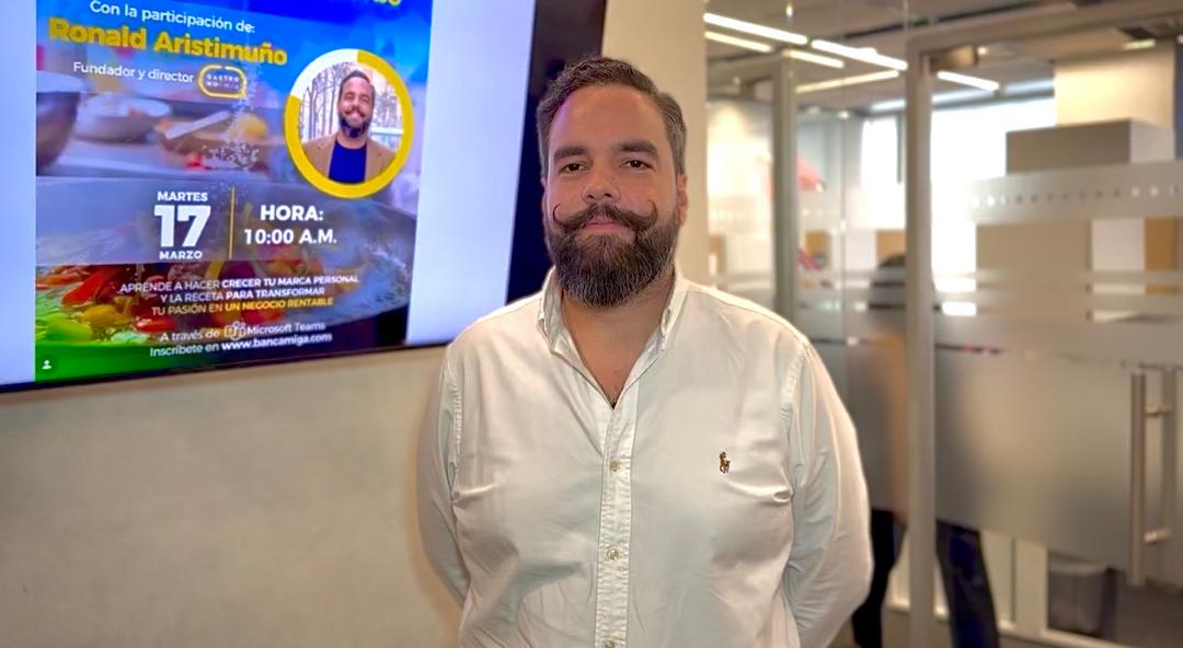 Bancamiga impulsa el emprendimiento gastronómico de la mano de Ronald Aristimuño y su masterclass “Cuando comer se convierte en tu trabajo”