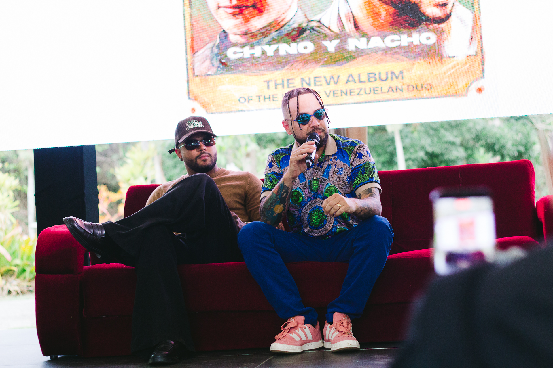 Nacho: “Estar sobre el escenario es rehabilitación física y mental para Chyno”