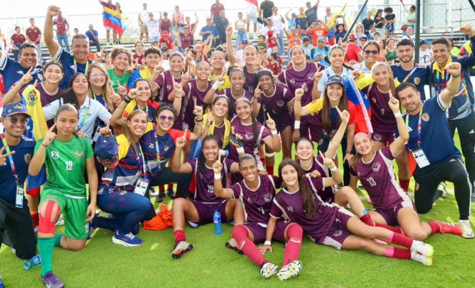 La Vinotinto femenina conquistó el oro en los Juegos Sudamericanos de la Juventud