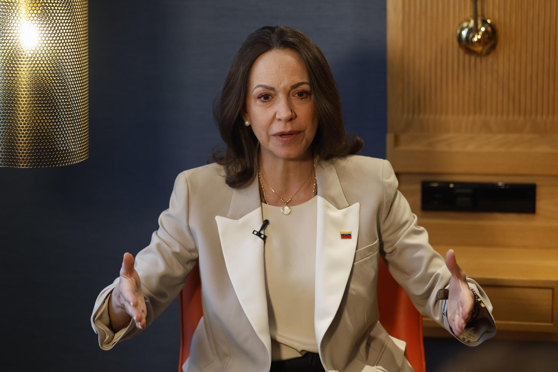 Machado confía en que España acompañe en el futuro la causa democrática en Venezuela