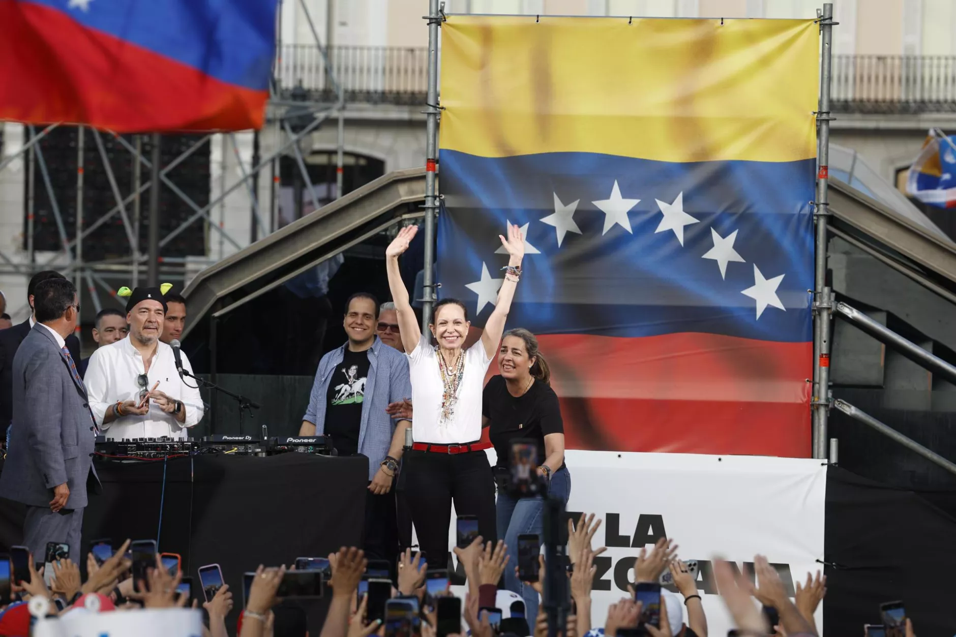 María Corina en Madrid: ¡a la venezolana!