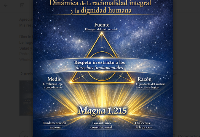 Tríada epistemológica y dignidad humana en la valoración probatoria