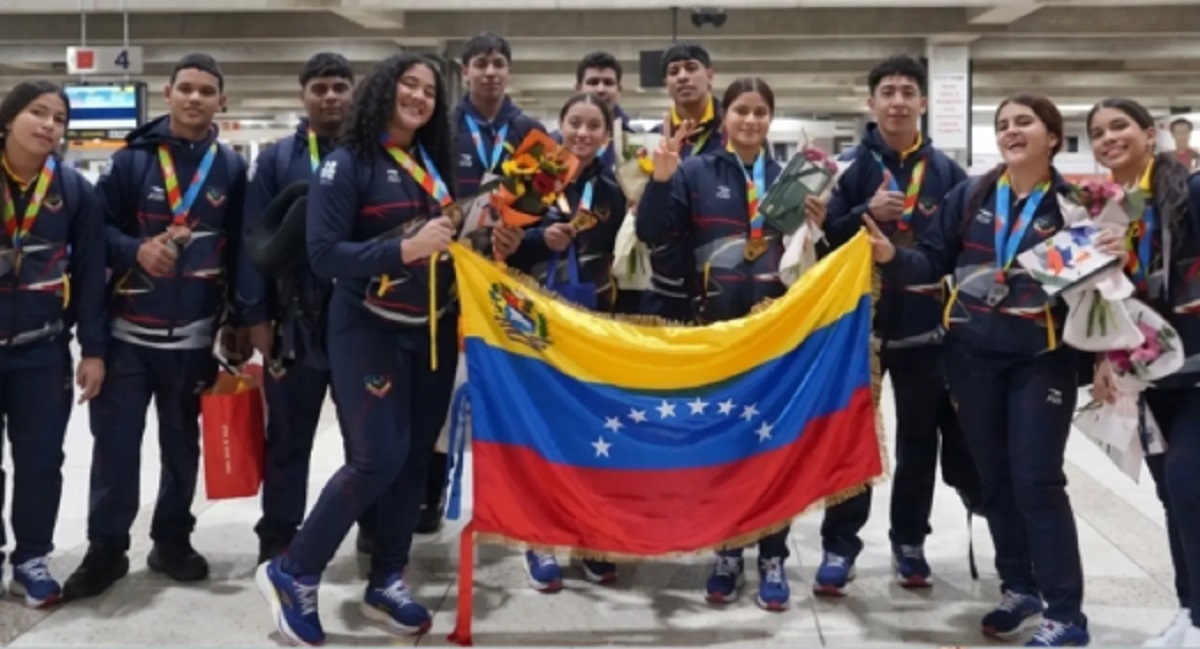 Delegación venezolana regresa tras los Juegos Suramericanos de la Juventud