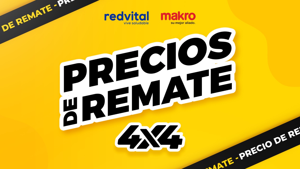 Redvital makro activa la promoción 4x4 con precios de remate en todas las categorías