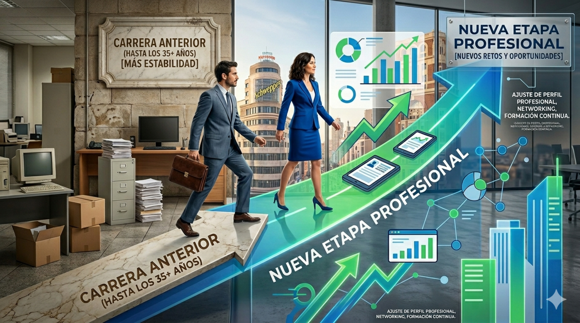 Por qué más españoles cambian de carrera después de los 35 y cómo prepararse
