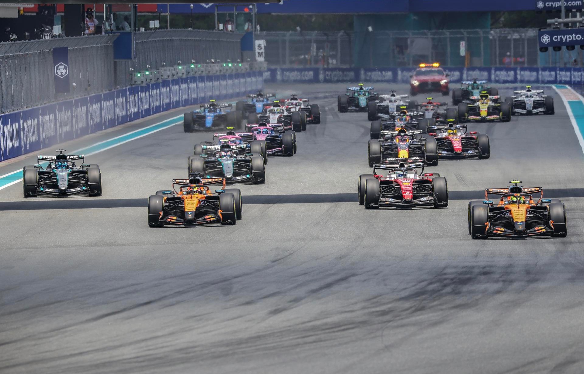 Norris ganó la prueba sprint para el Gran Premio de Miami