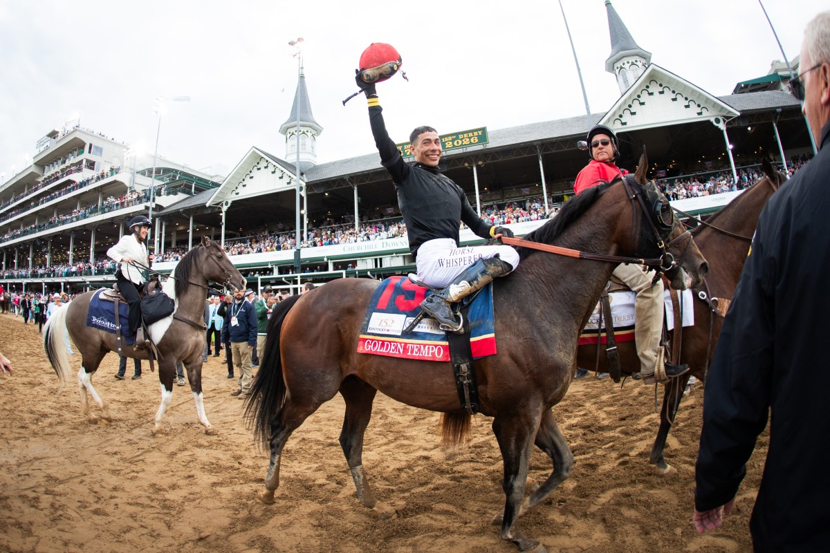 El puertorriqueño José Ortiz gana el Derby de Kentucky con Golden Tempo