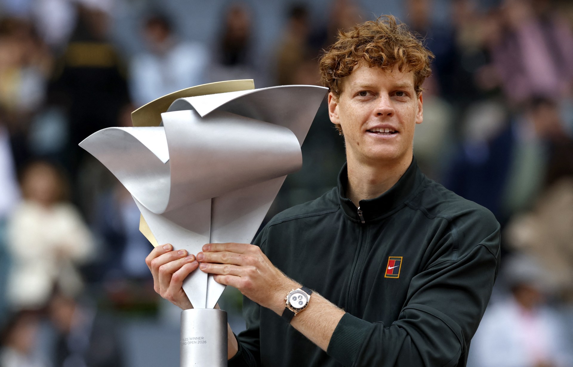 Sinner ganó este domingo su primer Masters 1000 de Madrid