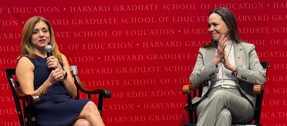 María Corina Machado en Harvard: 