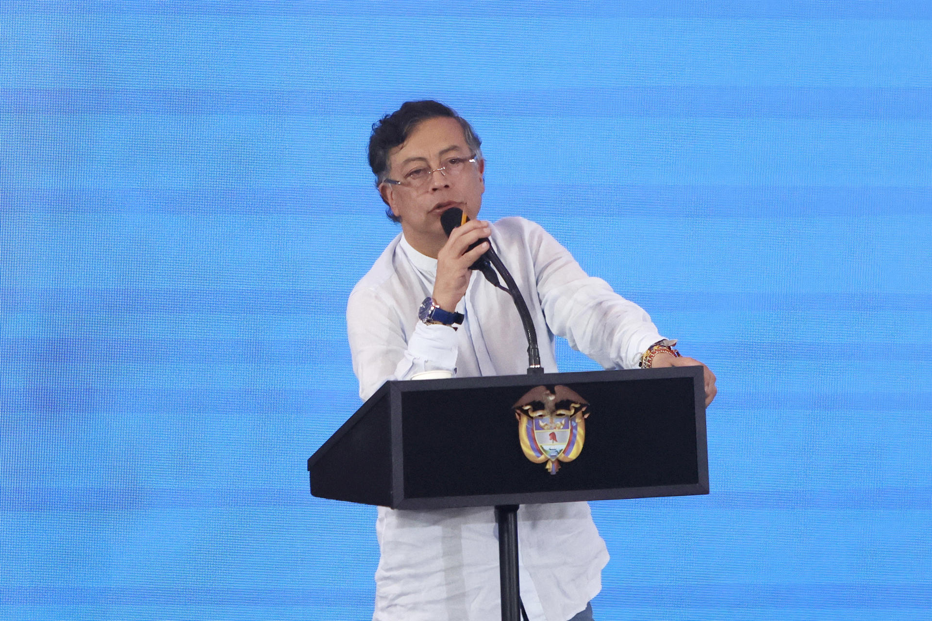Gustavo Petro defendió su gestión pero señaló que elecciones del domingo definirán «el futuro real de Colombia»