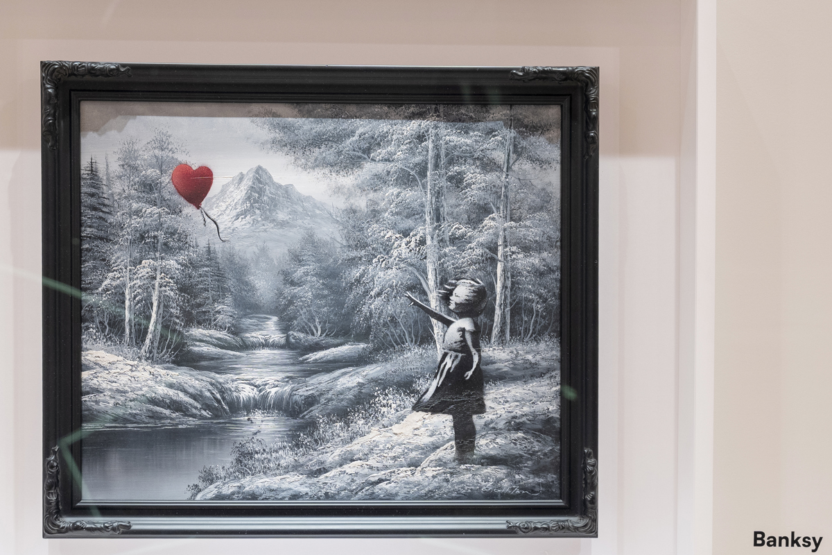 Vendieron por más de 17 millones de dólares la obra Niña con globo de Banksy