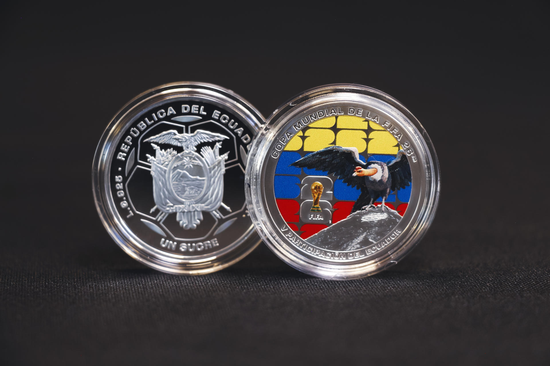 Ecuador presenta una moneda para conmemorar la participación de su selección en el Mundial