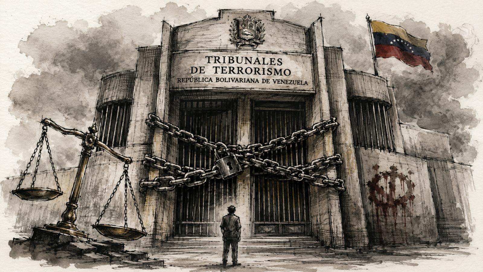 Los tribunales del terrorismo: el arma judicial que el chavismo forjó para silenciar a Venezuela