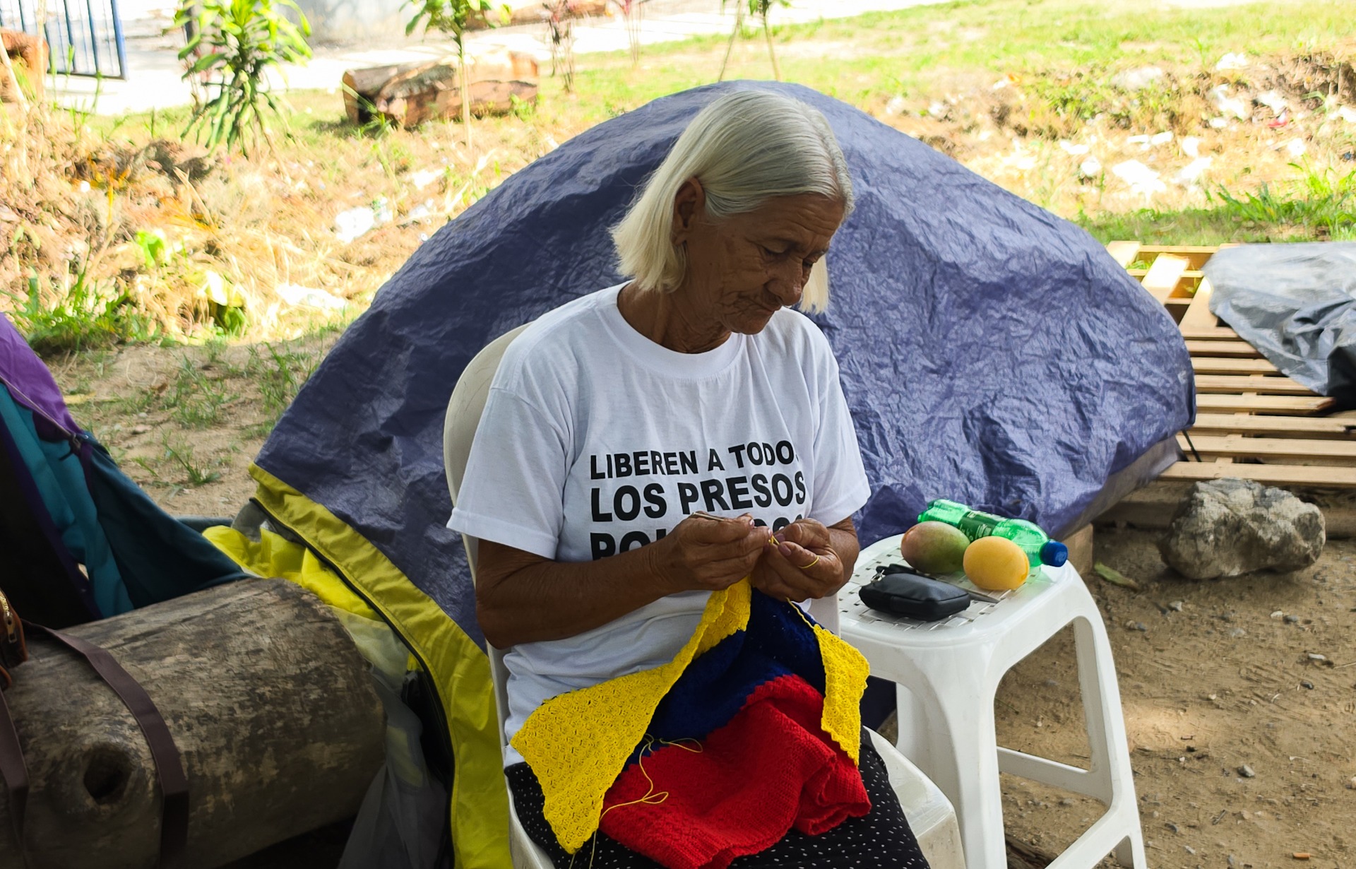 Las mujeres que resisten en el campamento de El Rodeo I