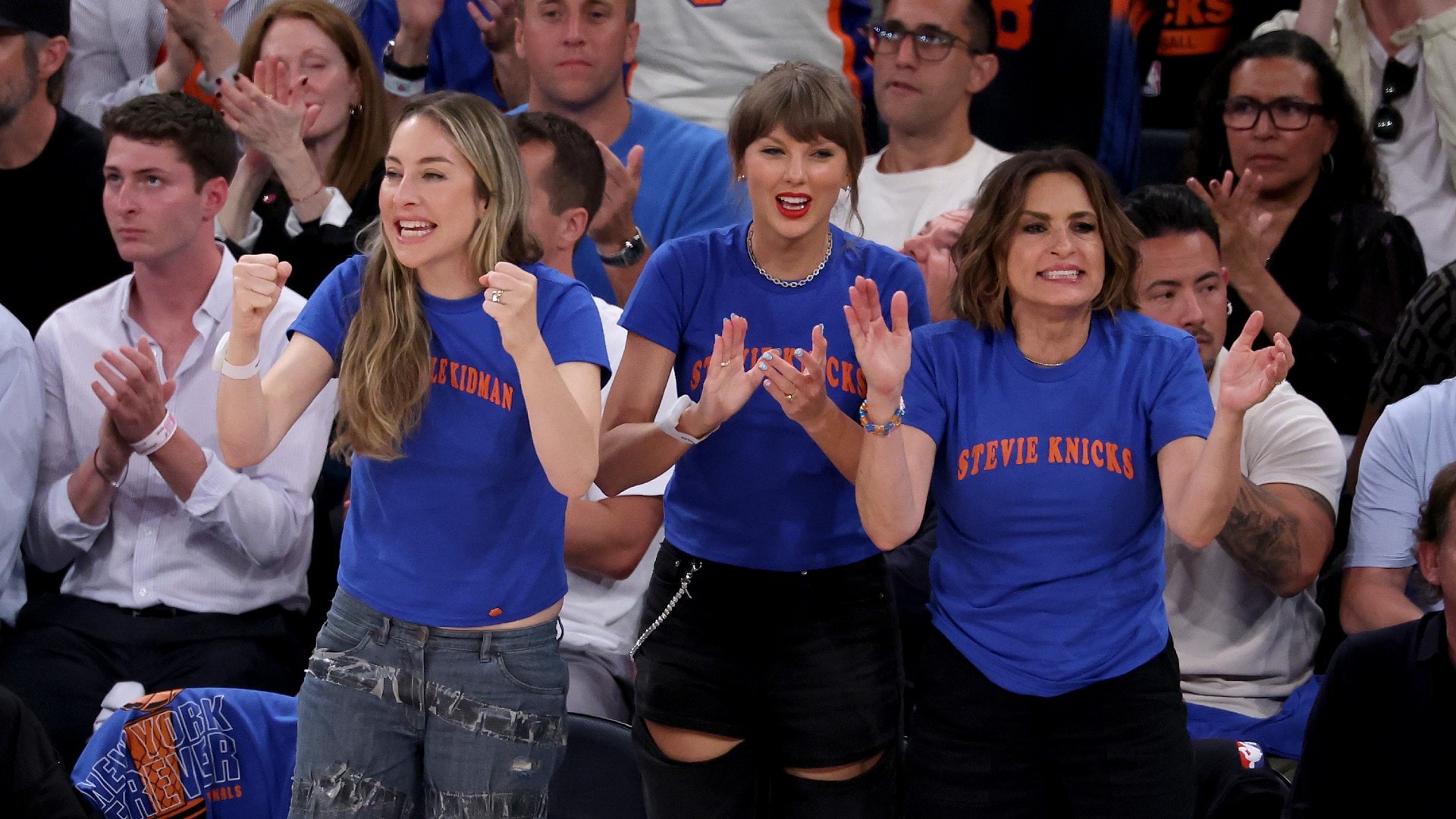Hollywood celebró la remontada de los Knicks