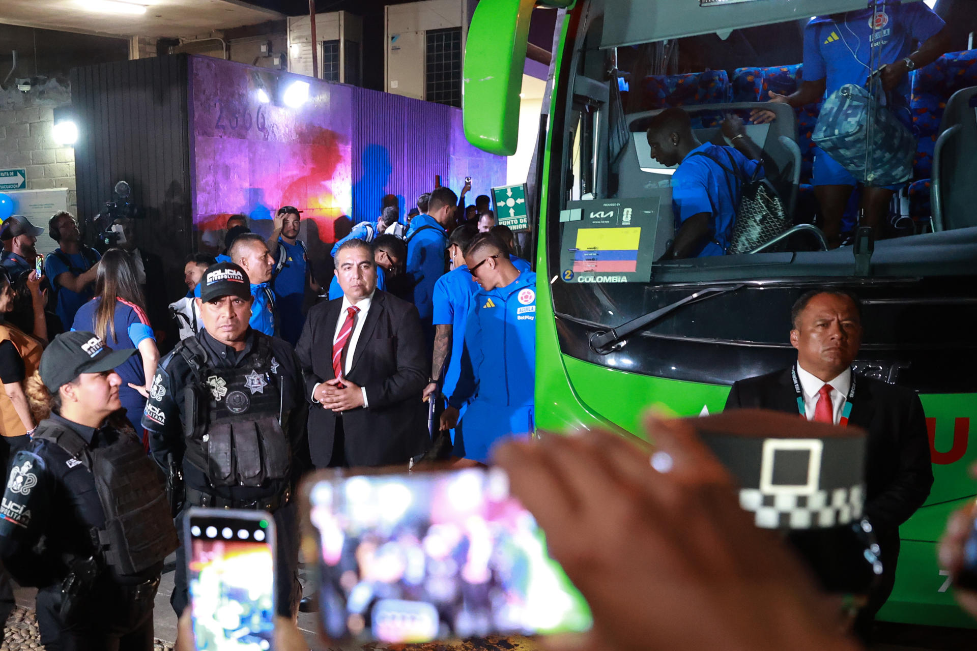 Colombia se instaló en Guadalajara arropada por su afición