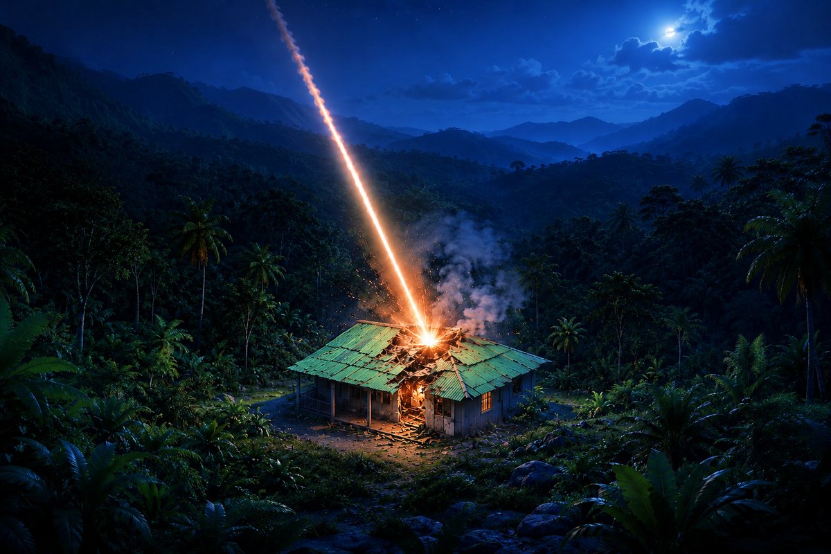 La casa de techo verde