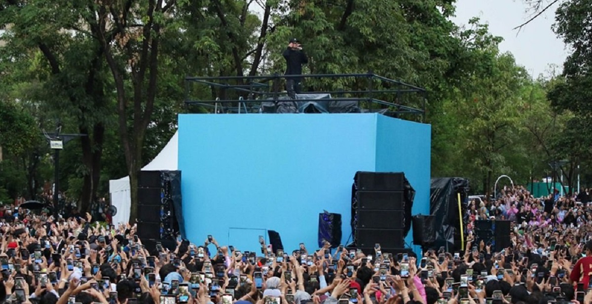 Danny Ocean sorprendió con un concierto gratuito en Ciudad de México