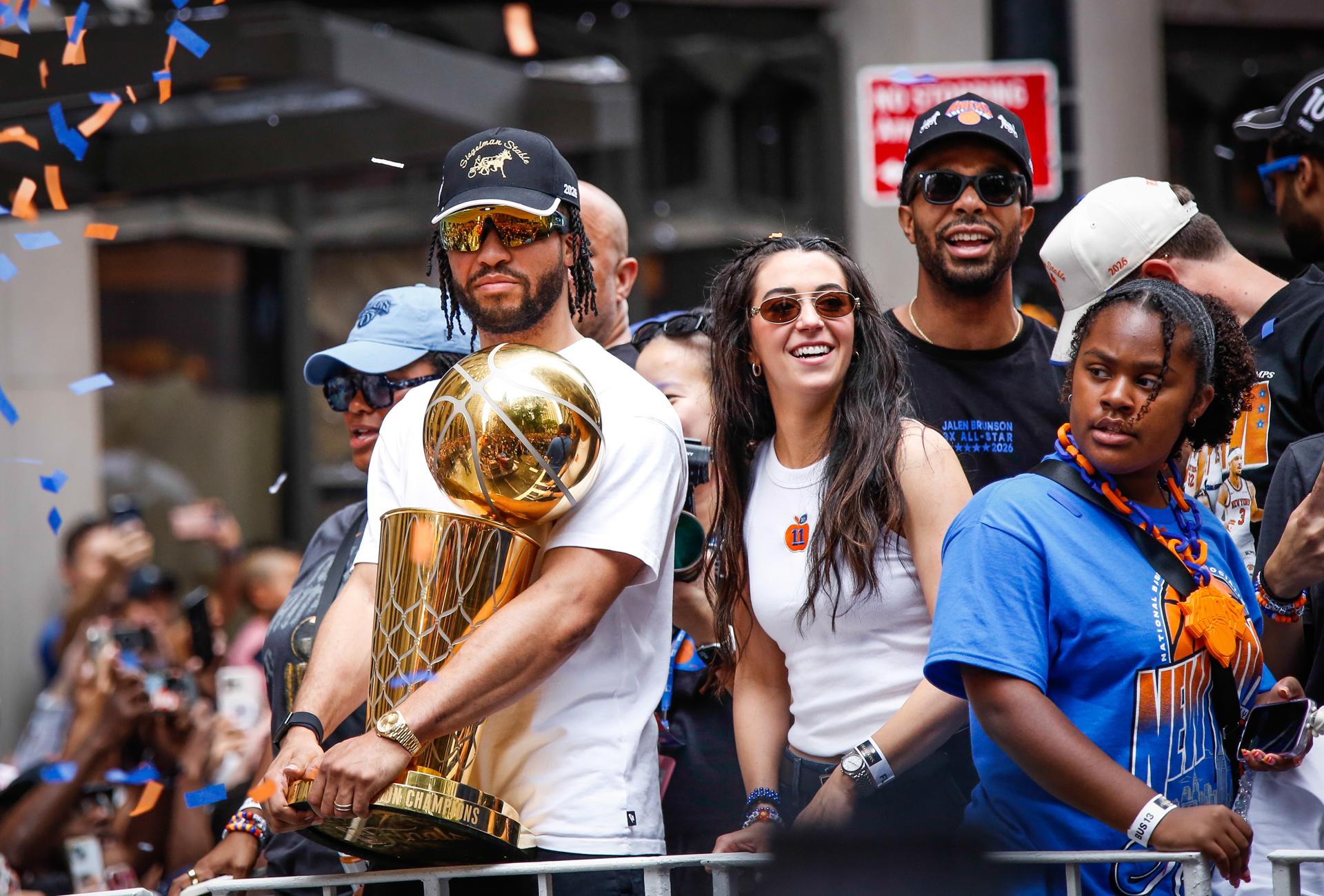 Nueva York celebró en grande la conquista de sus Knicks