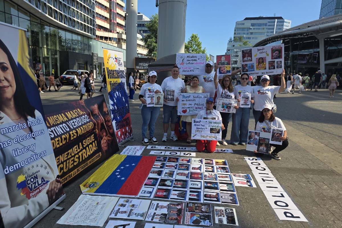 Venezolanos en Países Bajos exigieron la libertad de los presos políticos