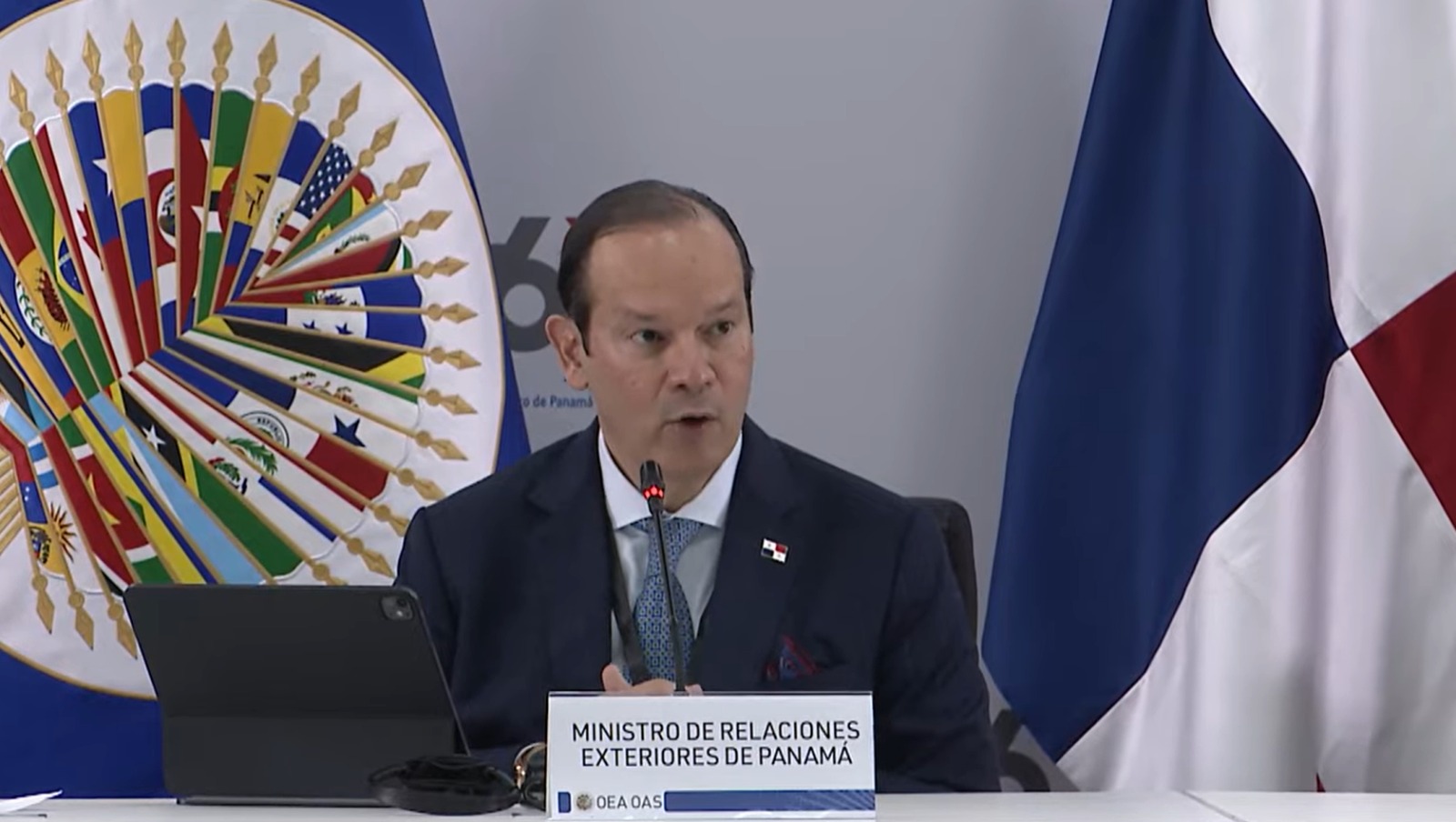 Canciller panameño, Javier Martínez-Acha | Reyna Katiuska Hernández